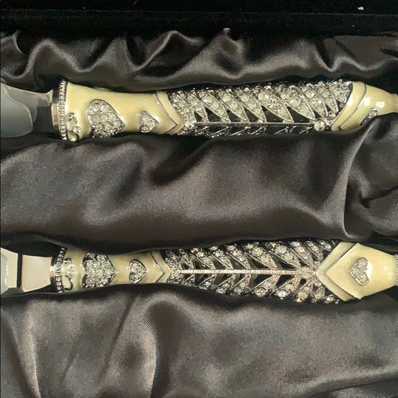 Things remember cake knife and serving set - Picture 2 of 5